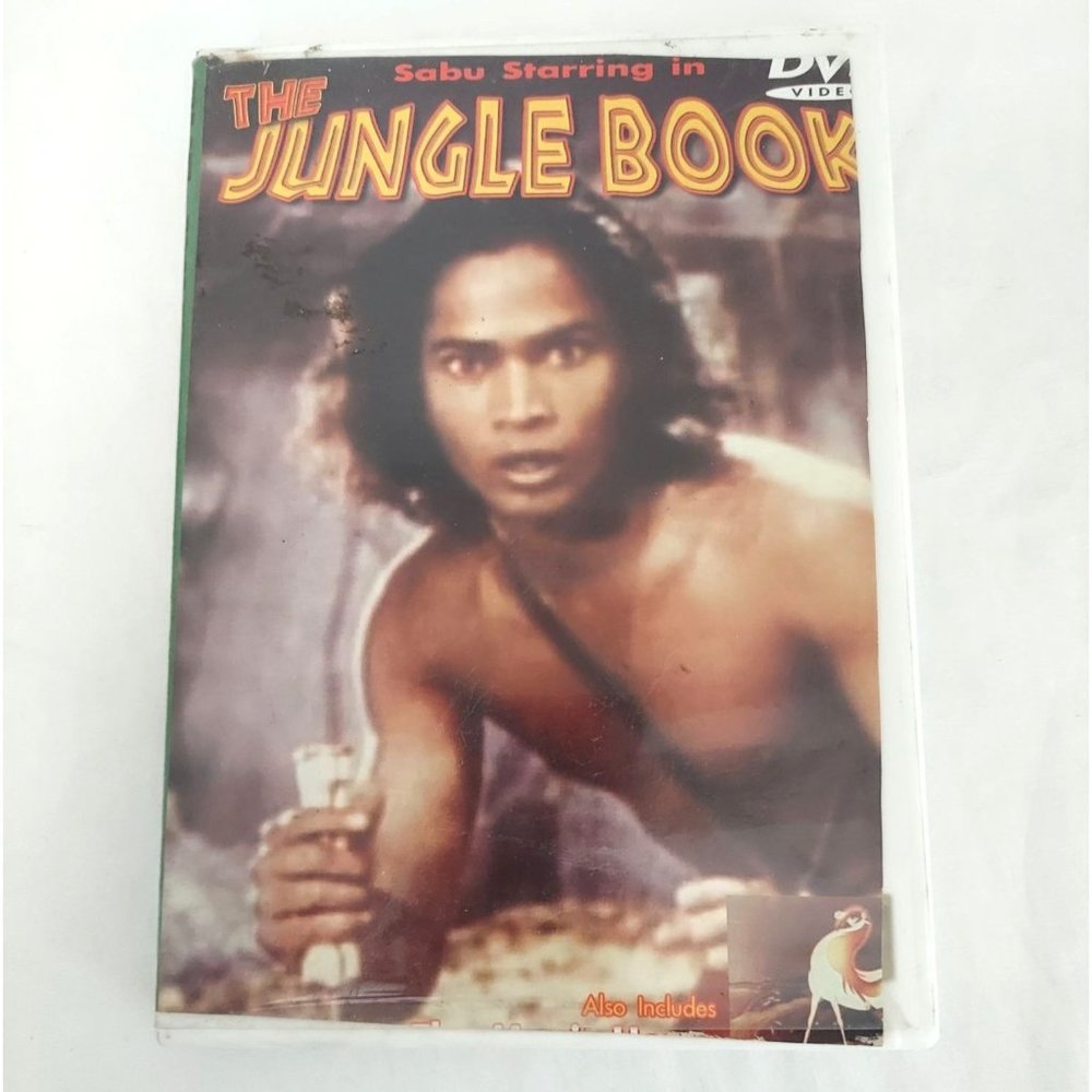 Sabu Starring In The Jungle Book & The Magic Horse (DVD, Cardboard Case w disc)